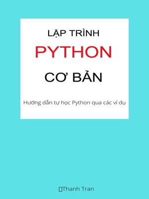 cover image of Lập trình Python cơ bản